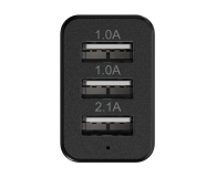 Ładowarka i akumulator XENIC ŁADOWARKA SAMOCHODOWA XENIC 3xUSB 4.1A Czarna #